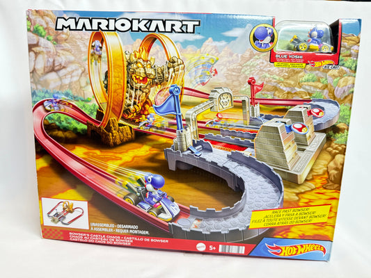 Hot Wheels Mario Kart Castillo De Bowser Pista de Juguete