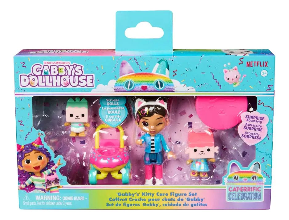 🐾 Gabby’s Dollhouse – Set Cuidado de Gatitos