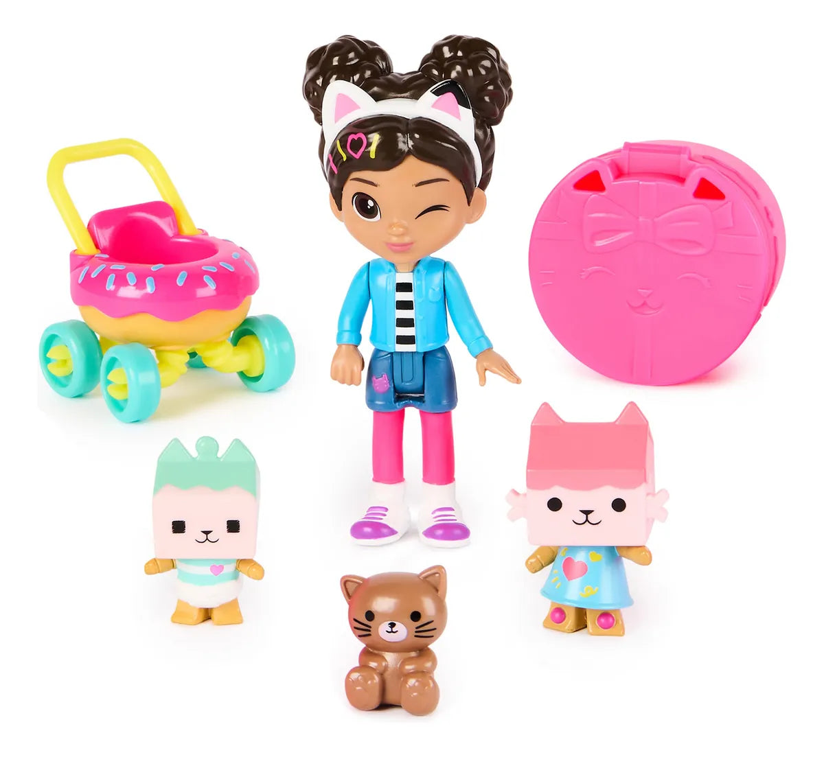🐾 Gabby’s Dollhouse – Set Cuidado de Gatitos
