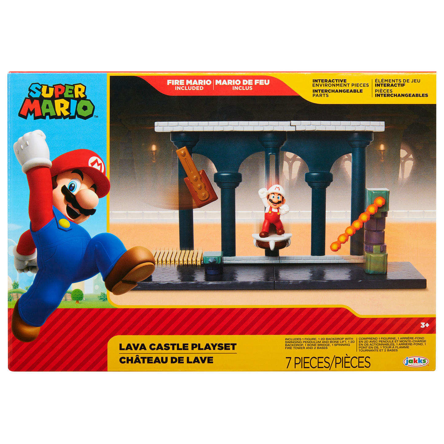 Super Mario Set Castillo de Lava (Jakks Pacific)