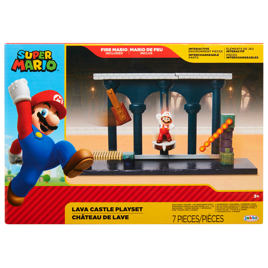 Super Mario Set Castillo de Lava (Jakks Pacific)