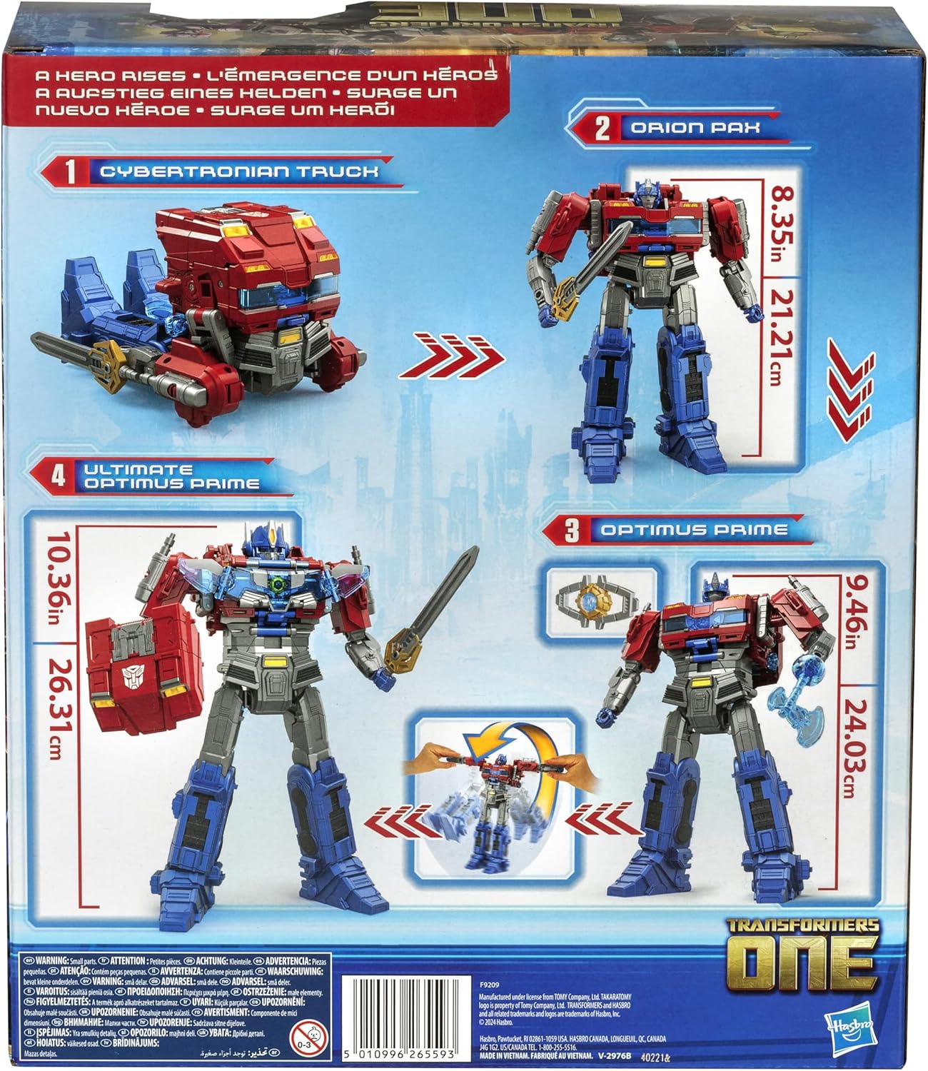 TRANSFORMERS VOLTEO DE
ENERGIA OPTIMUS PRIME